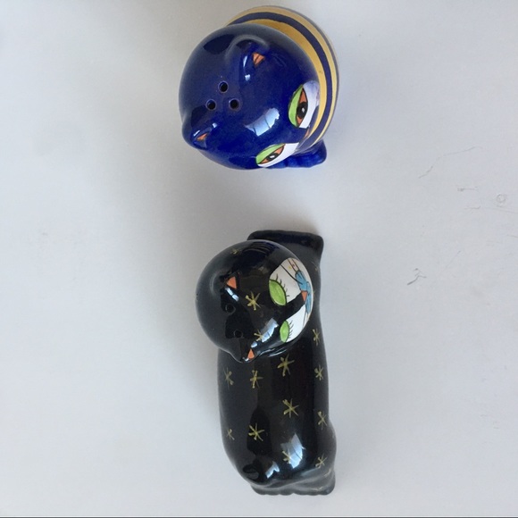 Milson and Louis Cat Salt and Pepper Shakers - Picture 3 of 5